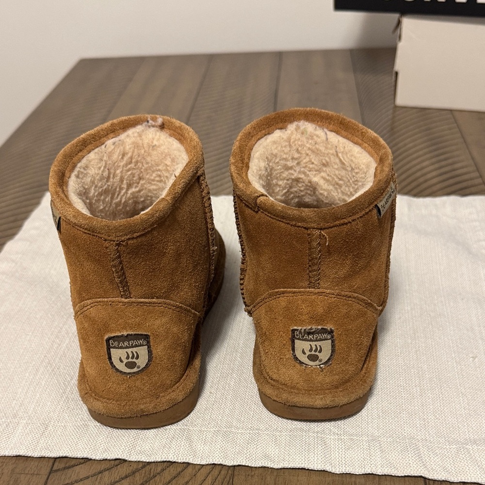 BearPaw Kids Brown Suede Boots